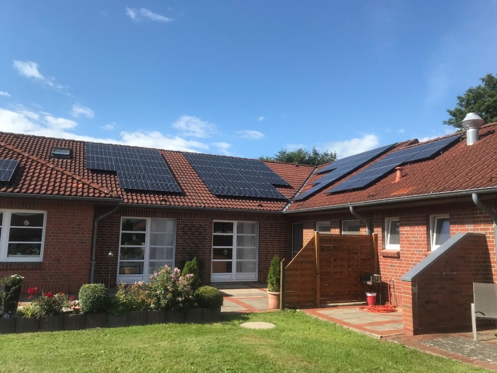 Photovoltaikanlage des AWO Wohn- und Servicezentrums in Mildstedt