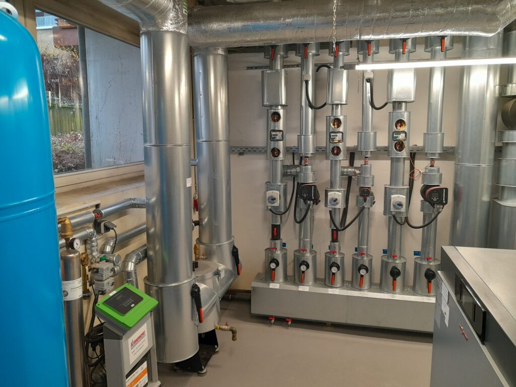 Entgasungsstation